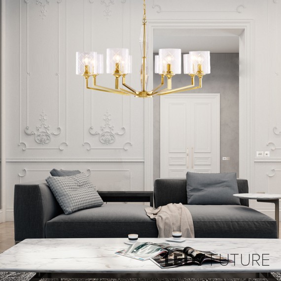 Loft Industry Modern - Ocean Chandelier